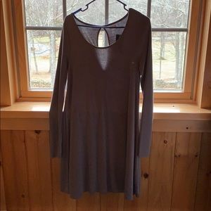 Long sleeve grey hollister dress
